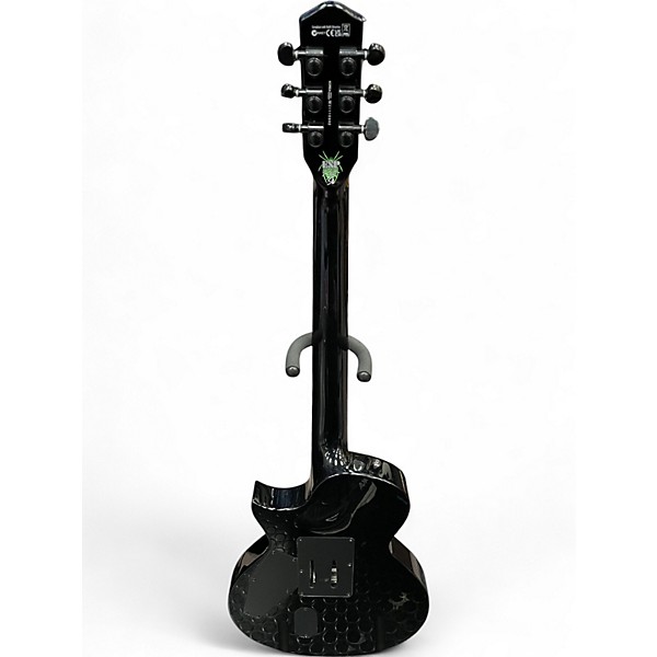 Used ESP LTD Kirk Hammett KH-3 Spider 30th Anniversary Edition Black Solid Body Electric Guitar