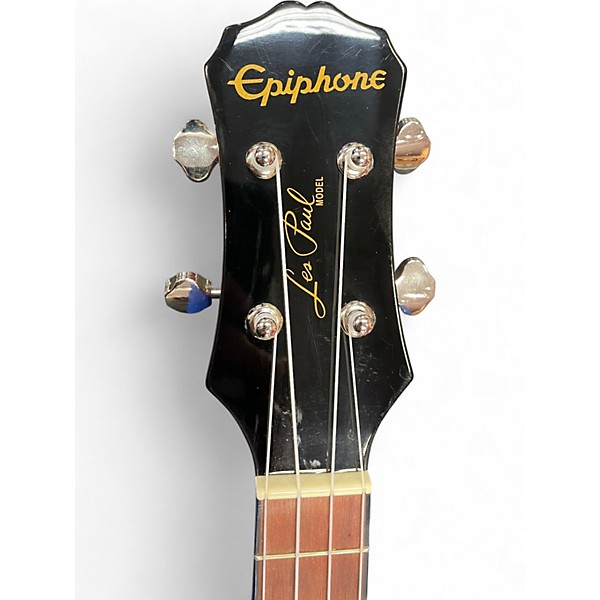 Used 2021 Epiphone les paul ukulele Cherry Sunburst Ukulele