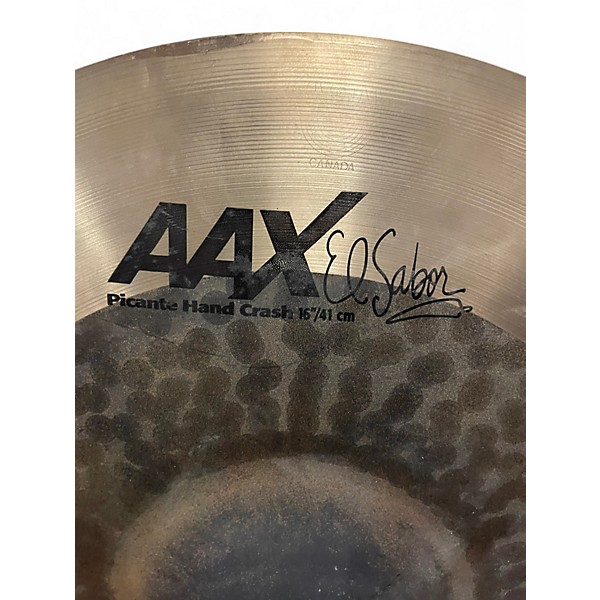 Used SABIAN 16in AA El Sabor Crash Cymbal