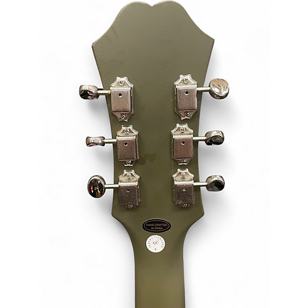 Used Epiphone Casino WORN GREEN Hollow Body Electric Guitar