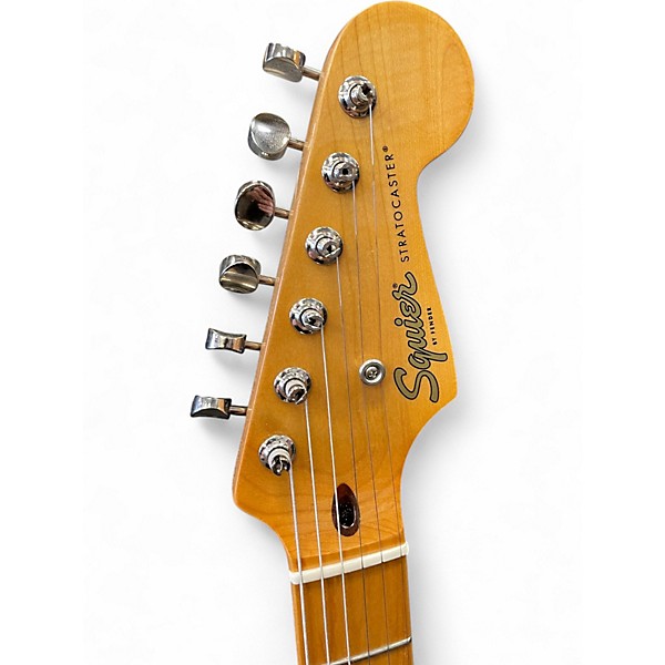 Used Squier CLASSIC VIBE 50'S STRATOCASTER Candy Apple Red Solid Body Electric Guitar