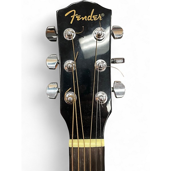 Used Fender DG11E Black Acoustic Electric Guitar