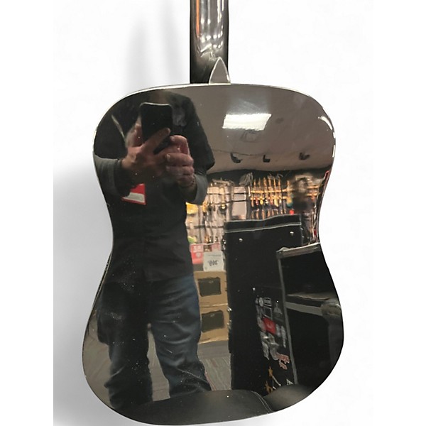 Used Fender DG11E Black Acoustic Electric Guitar