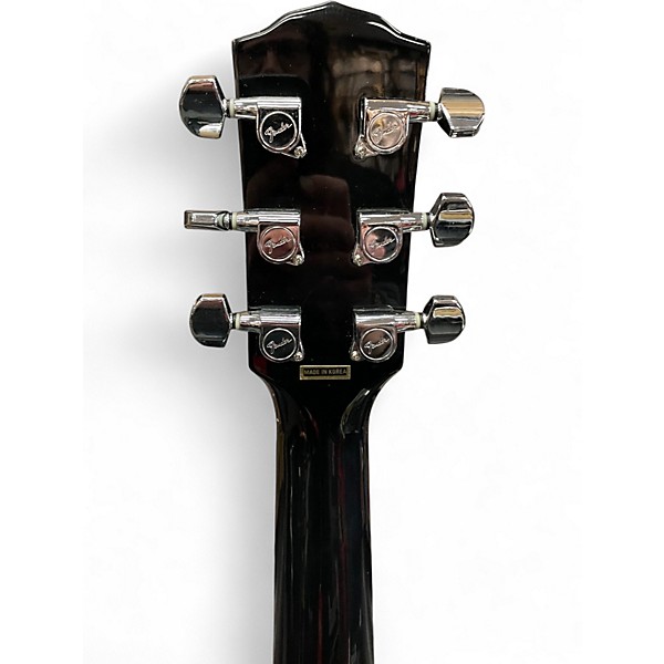 Used Fender DG11E Black Acoustic Electric Guitar