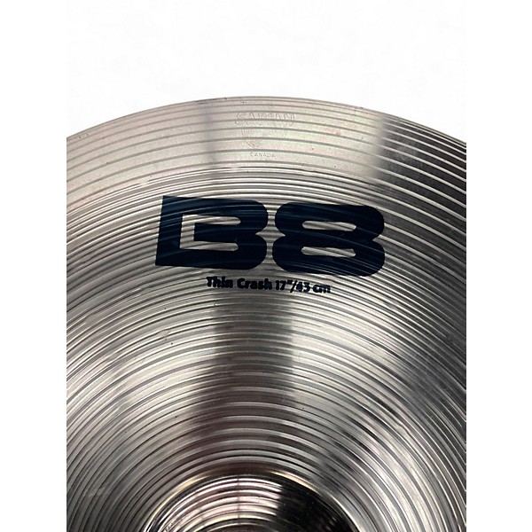 Used SABIAN 17in B8 Thin Crash Cymbal