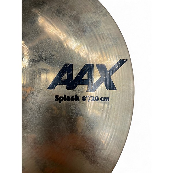Used SABIAN 8in AAX Splash Brilliant Cymbal