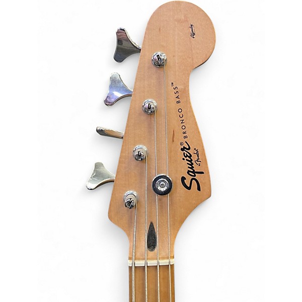 Used Squier Bronco BLACK Electric Bass Guitar