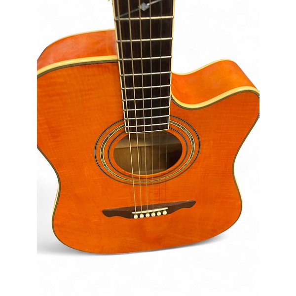 Used Alvarez PD60 Yellow Tiger Acoustic Electric Guitar