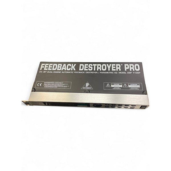 Used Behringer FEEDBACK DESTROYER DSP1100P Feedback Suppressor