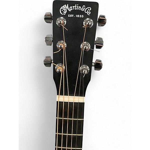 Used Martin D Jr E Natural Acoustic Electric Guitar