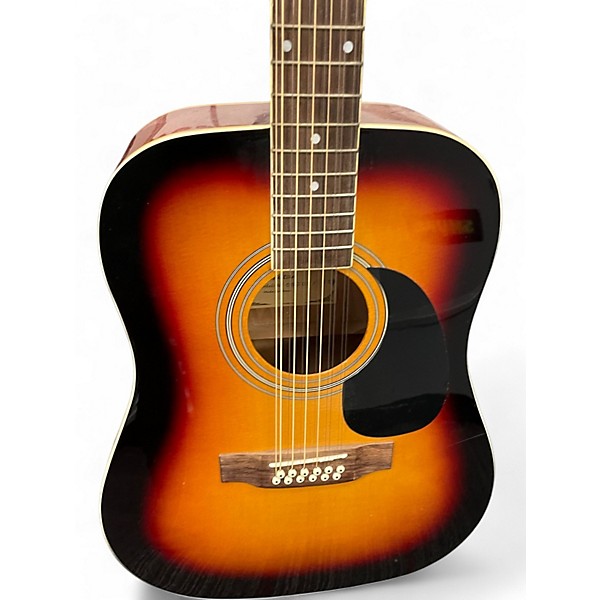 Used New York Pro NYDG20012 Sunburst 12 String Acoustic Guitar