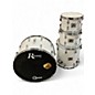 Used 1970s Rogers 4 Piece BIG R White Drum Kit thumbnail
