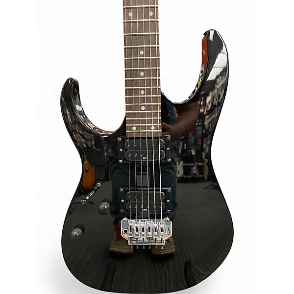 Used Ibanez RG120 Left Handed Black Electric Guitar