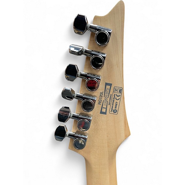 Used Ibanez RG120 Left Handed Black Electric Guitar