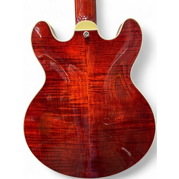 Used Eastman T484 Cherry Hollow Body Electric Guitar