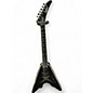 Used Epiphone Dave Mustaine Signature Flying V Custom Black Solid Body Electric Guitar thumbnail