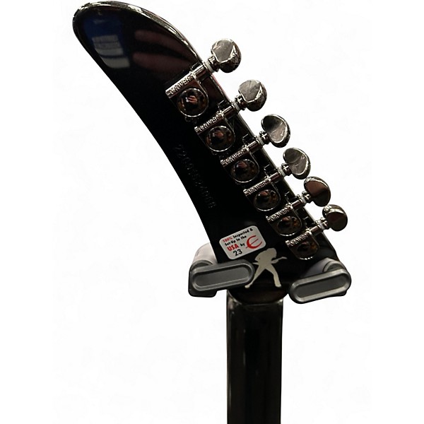 Used Epiphone Dave Mustaine Signature Flying V Custom Black Solid Body Electric Guitar