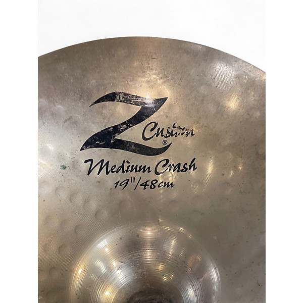 Used Zildjian 19in Z Custom Medium Crash Cymbal