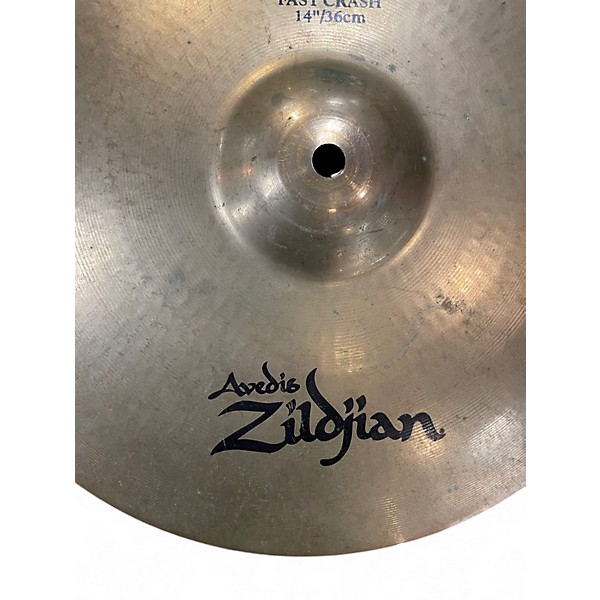 Used Zildjian 14in A Custom Fast Crash Cymbal