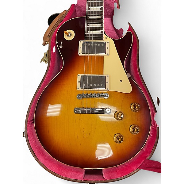 Used Gibson Custom 1958 Les Paul Standard VOS Bourbon Burst Solid Body Electric Guitar