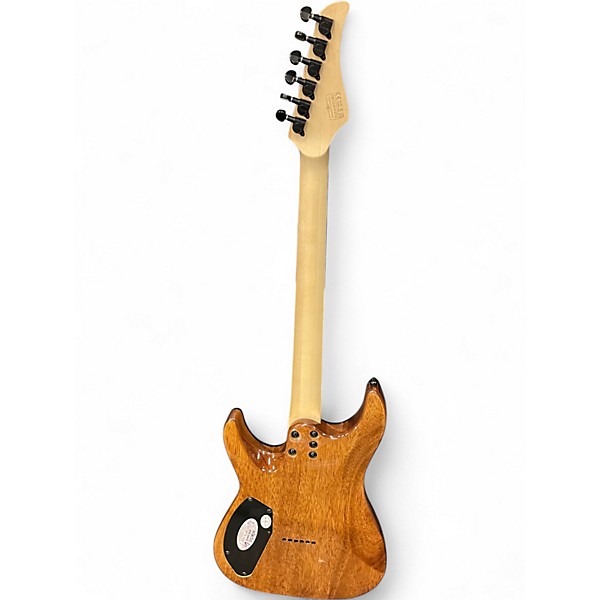 Used Schecter Guitar Research C6 Pro Aurora Burst Solid Body Electric Guitar