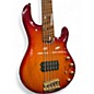 Used Ernie Ball Music Man Stingray 5 H Fretless Fuego Electric Bass Guitar thumbnail