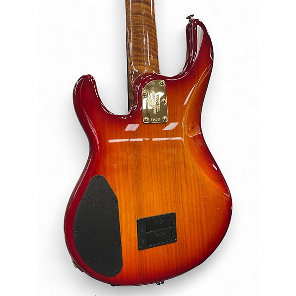 Used Ernie Ball Music Man Stingray 5 H Fretless Fuego Electric Bass Guitar