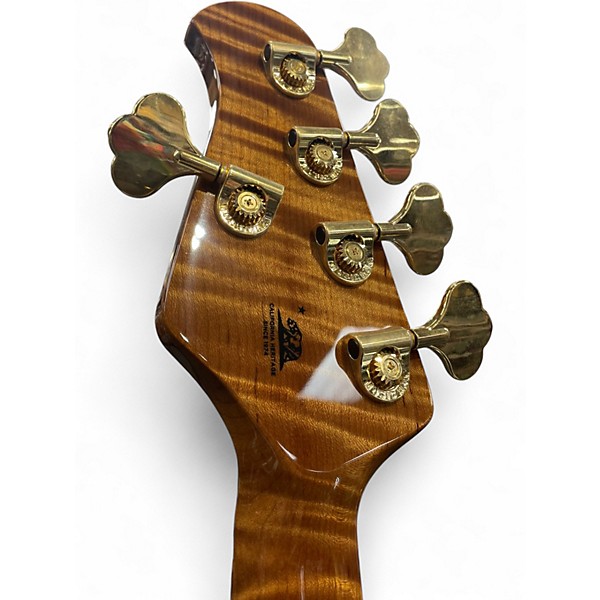 Used Ernie Ball Music Man Stingray 5 H Fretless Fuego Electric Bass Guitar