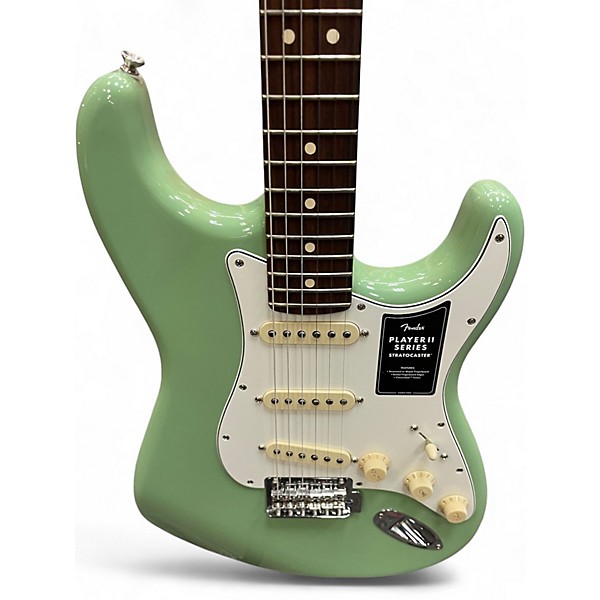 Used Fender Player II Stratocaster Birch Green Solid Body Electric Guitar