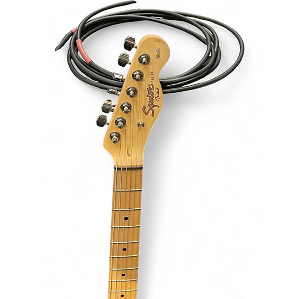 Used Squier Affinity Telecaster Natural Solid Body Electric Guitar