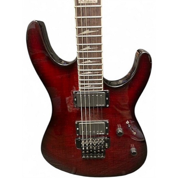 Used ESP LTD M300FM Red Solid Body Electric Guitar