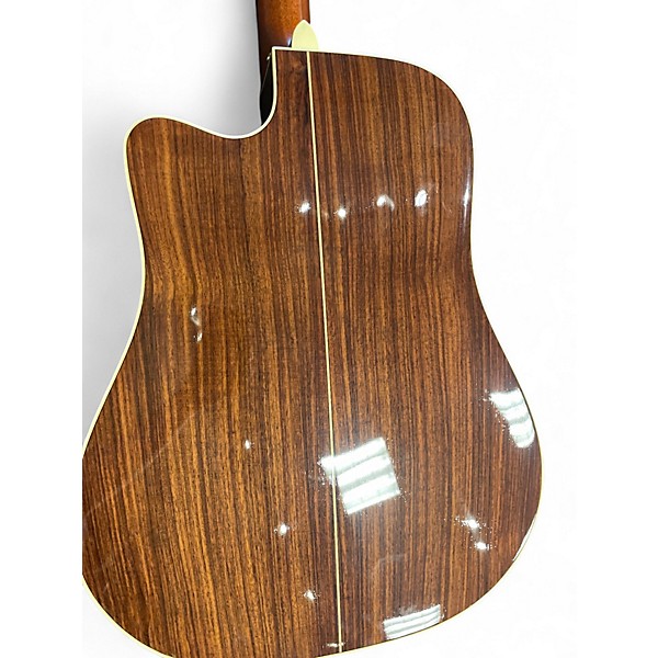 Used Alvarez DYM70CESHB Natural Acoustic Electric Guitar