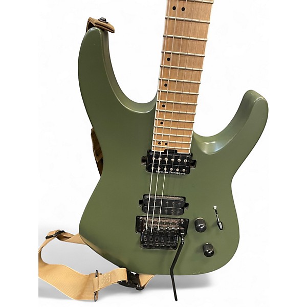 Used Jackson DK2M  ARMY DRAB GREEN MATTE Solid Body Electric Guitar