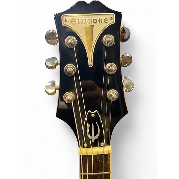 Used Epiphone Wildkat with Bigsby Antique Natural Hollow Body Electric Guitar