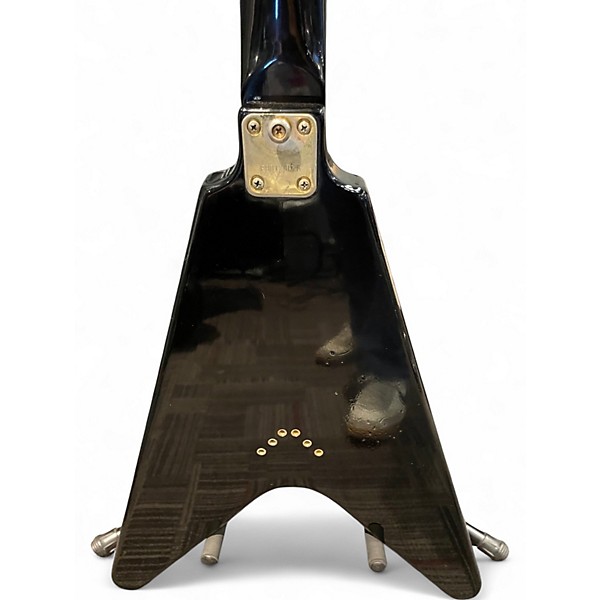 Used Tokai Flying V Korina Black Solid Body Electric Guitar