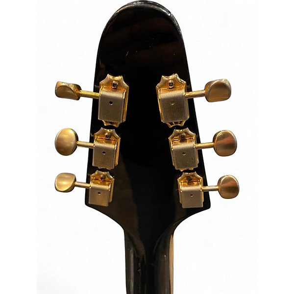 Used Tokai Flying V Korina Black Solid Body Electric Guitar