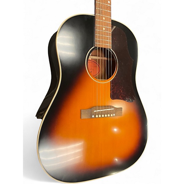 Used Epiphone J-45 Vintage Sunburst Acoustic Electric Guitar