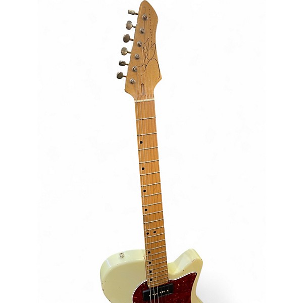 Used John Page Classic AJ Relic White Solid Body Electric Guitar