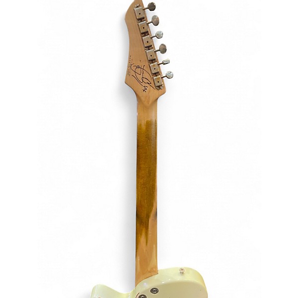 Used John Page Classic AJ Relic White Solid Body Electric Guitar