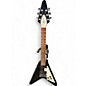 Used Gibson 70s Flying V Black and White Solid Body Electric Guitar thumbnail