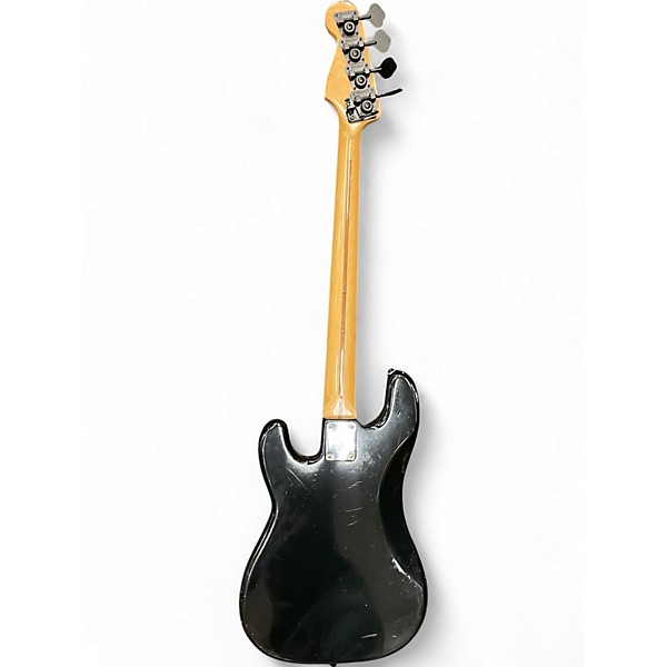 Vintage 1977 Fender Standard Precision Bass Black Electric Bass Guitar