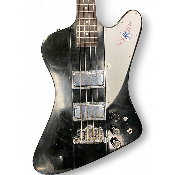 Vintage 1976 Gibson Thunderbird Black Electric Bass Guitar