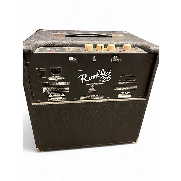 Used Fender Rumble 25 25W 1x10 Bass Combo Amp