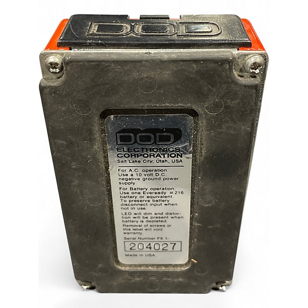 Used DOD FX80B Compressor Sustainer Effect Pedal