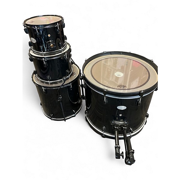 Used Pearl 5 Piece Soundcheck Black Drum Kit