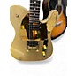 Used Squier J5 TELECASTER Aztec Gold Solid Body Electric Guitar