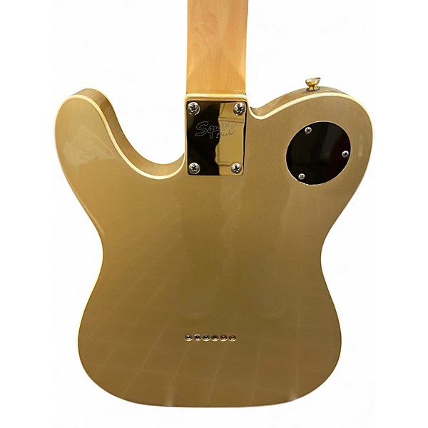 Used Squier J5 TELECASTER Aztec Gold Solid Body Electric Guitar