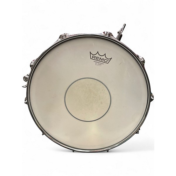 Used Ludwig 14X6 Balck Beauty Snare Chrome Silver Drum