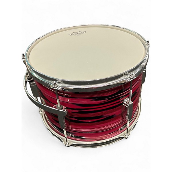 Used Ludwig 4 Piece Clubdate Ruby Strata Drum Kit