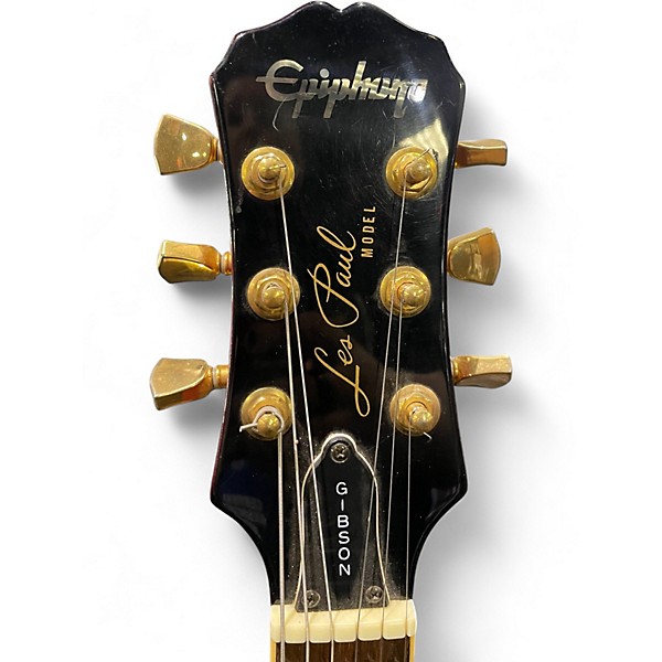 Used Epiphone Les Paul Standard Cherry Sunburst Solid Body Electric Guitar